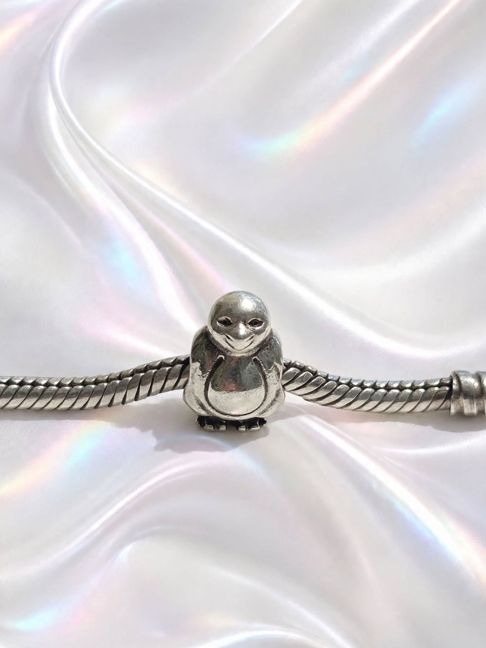 Vintage Retired Pandora Sterling Silver Penguin Bird Charm (Charm Only)
